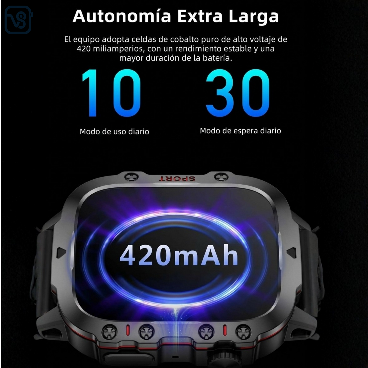 Smartwatch multiusos avanzado