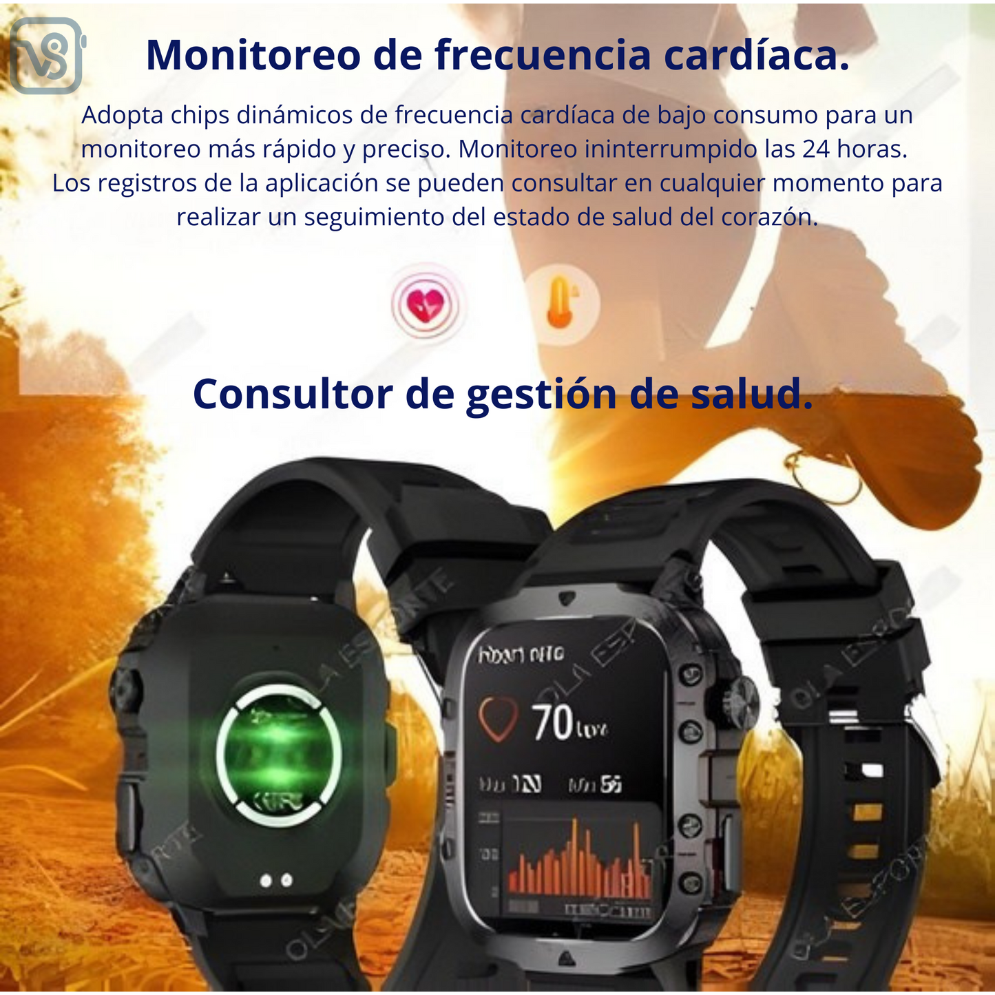 Smartwatch multiusos avanzado